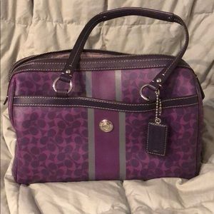 AUTHENTIC coach bowling style bag
